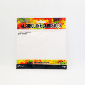 Alcohol Ink Carstock gloss cardstock klein