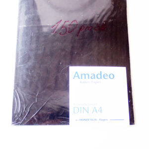 Amadeo Karten KromoSchwarz A4 pro Papier