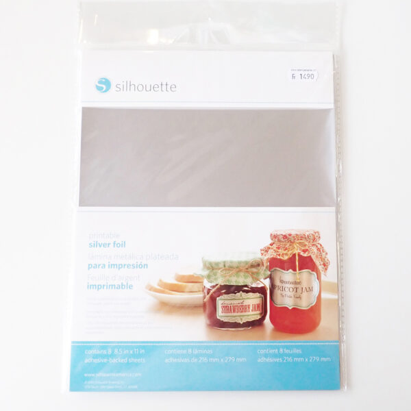 Silhouette Stickerpapier silber