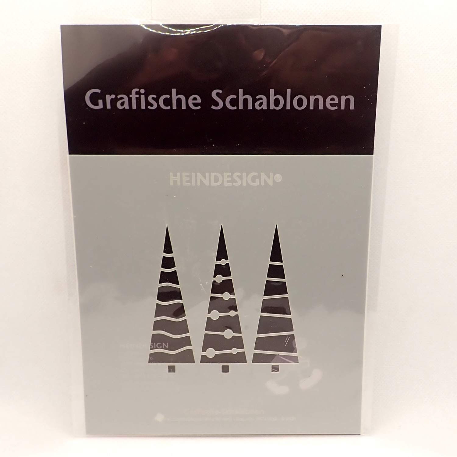 Schablone 3 Weihnachtsbäume (heindesign) - Atelier Rägeboge GmbH